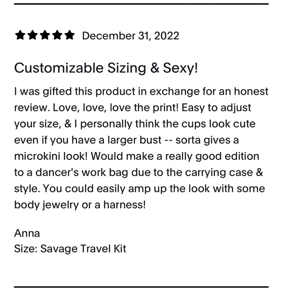 Savage X Fenty Flutter Mode Blue & Purple Butterfly Travel Kit - Picture 10 of 14